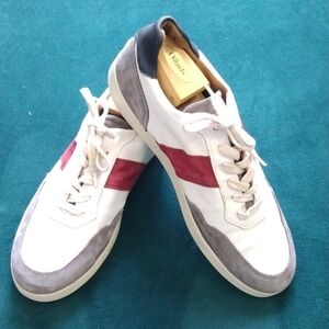 Bexley Minimalist/Retro Leather Sneakers (Made in Portugal)  US 11.5 = EU 45